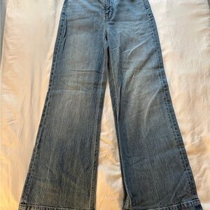 J. Crew Wide Leg Trouser Jeans size 27